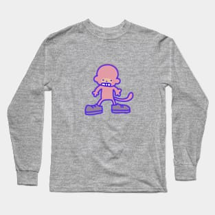 Gray Shoes Monkey! Long Sleeve T-Shirt